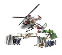 Playmobil 70663 Canyon Copter Rescue Set Di Costruzione