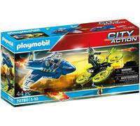 PLAYMOBIL 70780 JET DELLA POLIZIA E DRONE
