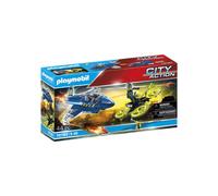 Playmobil 70780 JET DELLA POLIZIA E DRONE