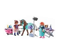 Playmobil 71241 Set Di Costruzione Veterinario Del Cavallo In Campagna