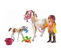 Playmobil 71243 Country Cavallo Con Puledro Set Di Costruzione