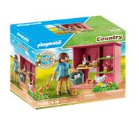 Playmobil 71308 pollaio per bambini dai 4 anni in su giocattolo sostenibile
