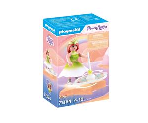 Playmobil 71364 Rainbow Spinning Top with Princess, FAiry Tale Magical World, Fu