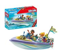 Playmobil 71366 Set Di Costruzione Speedboat Per Luna Di Miele 68 Pezzi