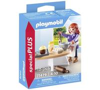 Playmobil 71479 - Il pasticcere - Include Un Personaggio con Un Tavolo e Gli Accessori necessari per Fare torte