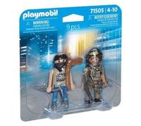Playmobil 71505 Tactical Police with Thief DuoPack, thrilling action, rescue toy