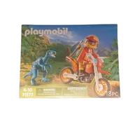 PLAYMOBIL 71577 Motocross Bike con Raptor