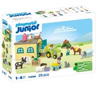 Playmobil junior 71656 allegra fattoria playset eco-sostenibile per bambini 1-4 anni