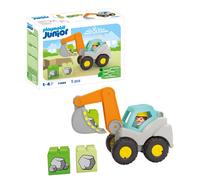 PLAYMOBIL 71684 JUNIOR: Shovel Excavator, including foldable cabin roof and stac