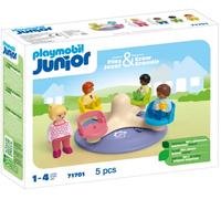 Playmobil - Junior: Number-Merry-Go-Round (71701) Toy NUOVO