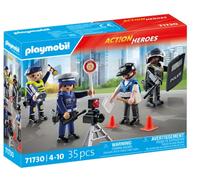 Playmobil action heroes 71730 - set personaggi della polizia per bambini dai 4 anni