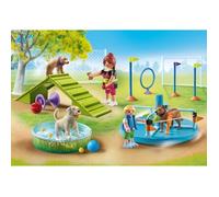 PLAYMOBIL 71745 Parco giochi per cani, Bambino ed educatore, La mia vita, 61 pezzi, dai 4 anni in su