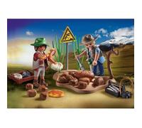 PLAYMOBIL 71805 Ricercatori e sito paleontologico con fossili, My Life, Dinos, 41 pezzi, dai 4 anni in su