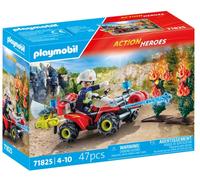 PLAYMOBIL | Action Heroes | Quad dei pompieri | Autopompa | Giocattoli per bambini dai 4 anni in su | 71825