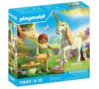 Playmobil 71840 unicorn: arcobaleno con fata
