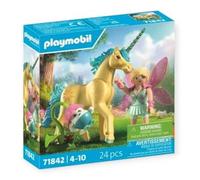 PLAYMOBIL Sunshine Bloom Collectible Unicorn with Fairy Set da gioco con statuine