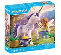 PLAYMOBIL Lucky Lavender Collectible Unicorn with Fairy Set da gioco con statuine