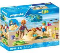 PLAYMOBIL Family Fun at the Beach Set da gioco con statuine