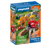 Playmobil 72089 zoo: tigre e visitatore