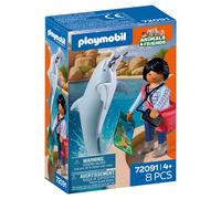 Playmobil 72091 zoo: delfino e visitatore