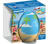 PLAYMOBIL 72101 - Uovo Gioco: Vacanze al Mare - 1 pz.