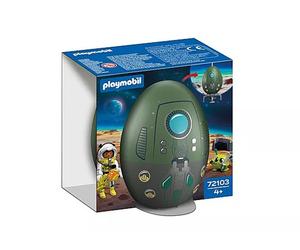Playmobil 72103 Play Egg: Outer Space - Surprise Egg with Astronaut, Alien, Crys