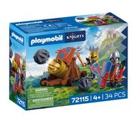 Playmobil Lion Knights Fire Cannon Construction Game Oro Bambini