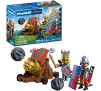 Playmobil Lion Knights Fire Cannon Construction Game Oro Bambini