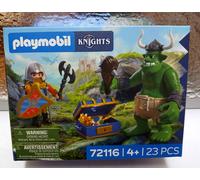 Playmobil 72116 KNIGHTS TROLL CON TESORO DEI CAVALIERI DEL LEONE