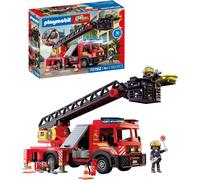 PLAYMOBIL | City Action | Autoscala dei pompieri | Veicolo di intervento con scala da 63 cm, luci e suoni, attrezzature di soccorso e accessori | Per bambini da 4 anni | 72192
