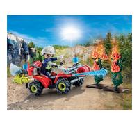Playmobil action heroes 71825 - quad dei pompieri per bambini dai 4 anni
