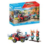 PLAYMOBIL | Action Heroes | Quad dei pompieri | Autopompa | Giocattoli per bambini dai 4 anni in su | 71825