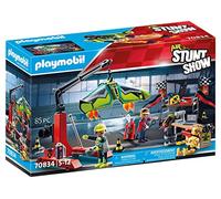 Playmobil Air Stuntshow Stazione Di Servizio 70834-Play