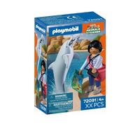 Playmobil 72091 zoo: delfino e visitatore