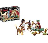PLAYMOBIL Asterix 71270 Cesare e Cleopatra, Cesare e Cleopatra con Il Leopardo, Giocattolo per Bambini dai 5 Anni in su