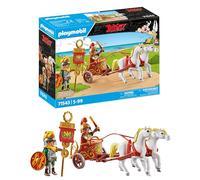 PLAYMOBIL Asterix 71543 Biga Romana, Viaggio, Include elmetti Removibili, bracciali e Mantello, Giocattolo per Bambini dai 5 Anni in su