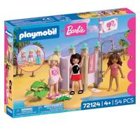 Playmobil X Barbie Beach Fashion Construction Game 54 Pieces Rosa Bambini