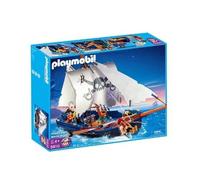 Playmobil 5810 Pirate Ship, Fun Imaginative Role-Play, PlaySets Suitable for Chi