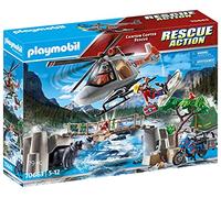 Playmobil Canyon Elicottero Salvataggio 70663 Figura E Veicolo Toy 79pc Nuovo