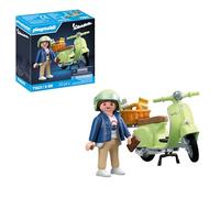 Playmobil vespa 1969 verde chiaro - scooter retro per bambini di 4 anni in su