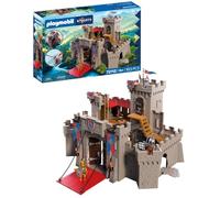 PLAYMOBIL | Cavalieri | Grande Castello di Leone | Castello con ponte levatoio, cannoni e botola | Giocattoli per bambini dai 4 anni in su, 72112