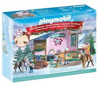 PLAYMOBIL Christmas Baking at the Riding Café Set da gioco con statuine, Calend