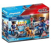 PLAYMOBIL City Action 6924, Posto di Blocco della Polizia, dai 5 Anni