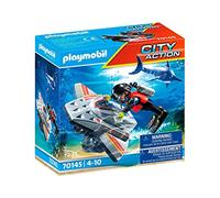 PLAYMOBIL City Action 70145, Motore subacqueo della Guardia Costiera, dai 4 Anni