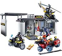 PLAYMOBIL City Action 70338, Centrale dell'unità Speciale Portatile, con Effetto Luminoso, dai 4 Anni