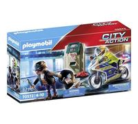 PLAYMOBIL ® Polizia moto moto rapinatore di denaro