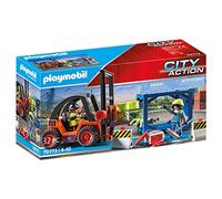 Playmobil Giocattolo Carrello elevatore City Action 70772 con carico, dai 4 anni