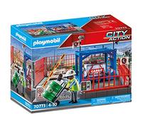 Playmobil Set da costruzione City Action 70773 Magazzino Merci dai 4 anni