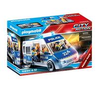 PLAYMOBIL City Action 70899 Furgone della Polizia, con Luci e Suoni, Giocattoli per Bambini dai 4 Anni