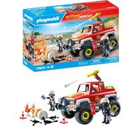 PLAYMOBIL | Action Heroes | Pick-up dei pompieri | Auto dei pompieri | Auto giocattolo | Giocattoli per bambini dai 4 anni in su | 71824